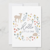 Baby shower Faire-part Hello Little One Card (Devant)