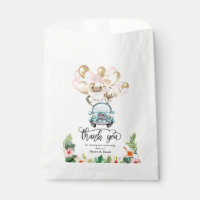 Baby shower Favor Bags | Safari Friends Drive by