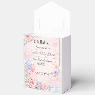 Baby Shower Favor Box Cadeau Doos Snoep Doos Blo Bedankdoosjes