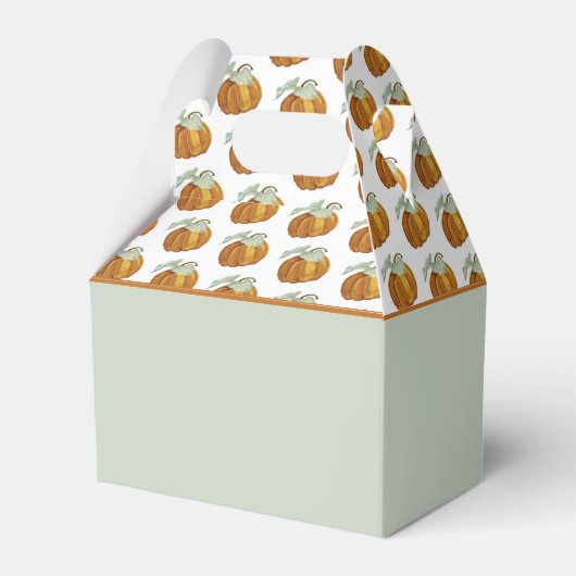Baby shower Favor Boxes Herfst Kleine Pompoen Bedankdoosjes (Achterkant)