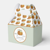 Baby shower Favor Boxes Herfst Kleine Pompoen Bedankdoosjes (Voorkant Zijde)