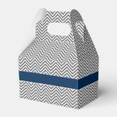 Baby shower Favor met Chevrons Persoonlijke naam Bedankdoosjes (Achterkant)
