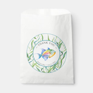 Baby shower Favor Tassen Tropische Vis Bedankzakje