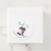 Baby shower Favoriser les étiquettes Fraises (En situation)