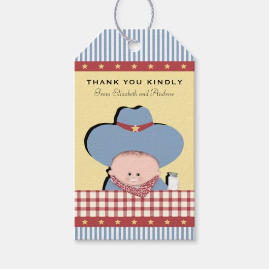 Baby shower Favors Cadeaulabel (Voorkant)