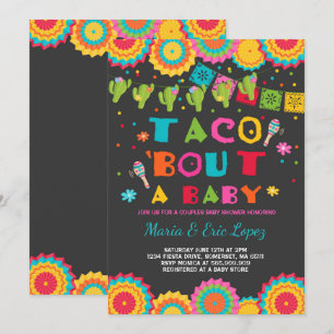 Baby shower Fiesta Couples Invitation Douche Co-ed