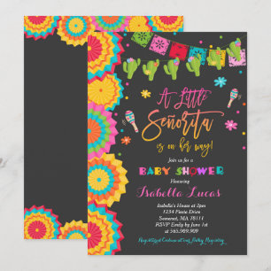 Baby shower Fiesta Invitation Baby shower mexicain