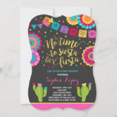 Baby shower Fiesta Invitation Baby shower mexicain (Devant)