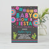 Baby shower Fiesta Invitation Baby shower mexicain (Debout devant)