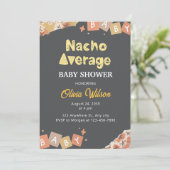 Baby shower Fiesta Invitation Nacho Douche moyenne (Debout devant)