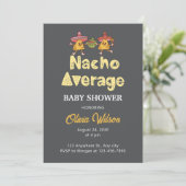 Baby shower Fiesta Invitation Nacho Douche moyenne (Debout devant)
