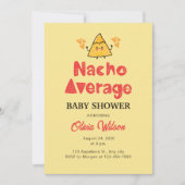 Baby shower Fiesta Invitation Nacho Douche moyenne (Devant)
