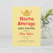 Baby shower Fiesta Invitation Nacho Douche moyenne (Debout devant)