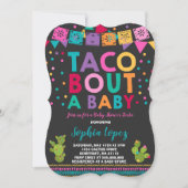 Baby shower Fiesta Invitation Taco Bout A Baby (Devant)