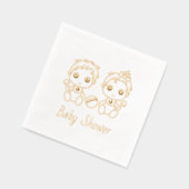 Baby shower fille garçon jumeaux (Gauche)