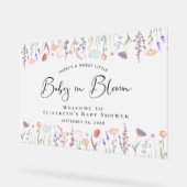 Baby shower fleur sauvage (Angle)