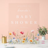 Baby shower Fleur sauvage aquarelle (Mariage)