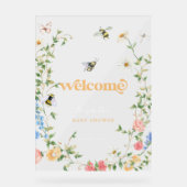 Baby shower Fleur sauvage de Mama to Bee (Recto)