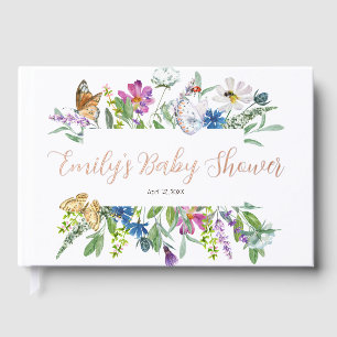 Baby shower Fleur sauvage Little Butterfly Spring