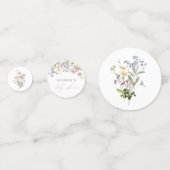 Baby shower fleur sauvage table Confetti Floral Bo (Devant)
