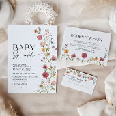 Baby shower Floral, Baby Sprinkle Invitation