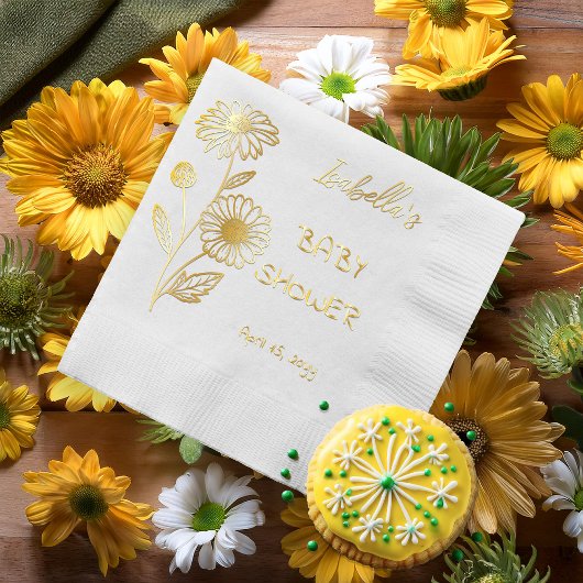 Baby shower floral de Daisies