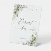 Baby shower Floral Eucalyptus Panneau de dessert (Recto)