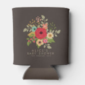 BABY SHOWER FLORAL MODERNE PEUT TENIR GLACIÈRE (Dos)