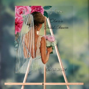 Baby shower floral rose