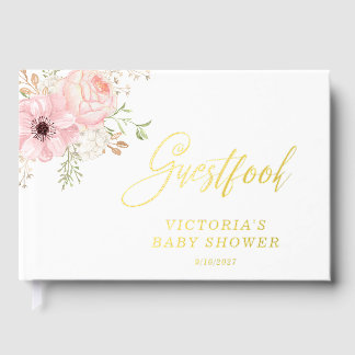 Baby shower floral rose