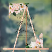 Baby shower floral rose pâle Magnolias (Neutre)