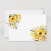 Baby shower Floral Tea Cup Party Merci Cartes (Dos)