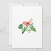 Baby shower floral tropical Aloha Invitation Party (Dos)