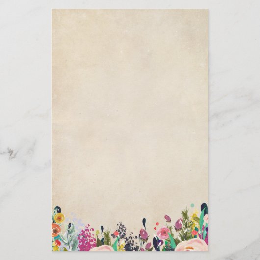 Baby shower Floral Word Scramble Cartes de jeu (Dos)