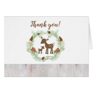 Baby shower forestier des cerfs de forêt de Woodla