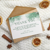 Baby shower forestier d'hiver merci