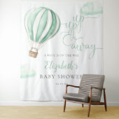 Baby Shower Fotohouderset met Heet Lucht Ballon Th Wandkleed (In situ)