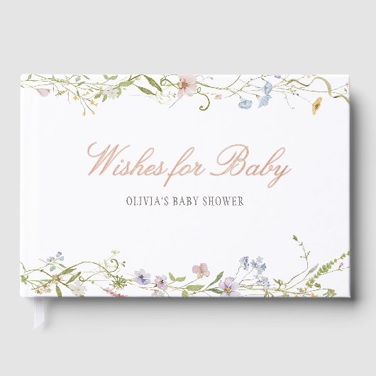 Baby shower frontalier floral de printemps (Recto)