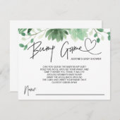 baby shower Game Baby Bump Kaarten succes (Voorkant / Achterkant)