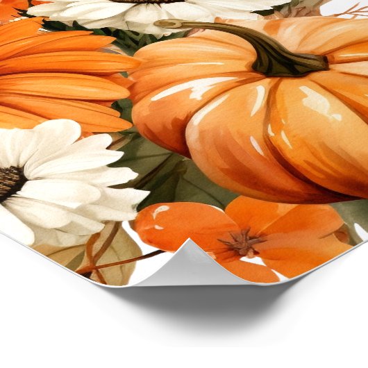 Baby shower GAME Guess uitgerekende datum Een beet Poster (Hoek)