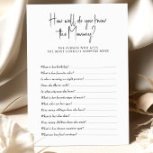 Baby shower Game Hoe goed ken je mama?