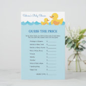 Baby shower game in Cute Rubber Duck Theme (Staand voorkant)