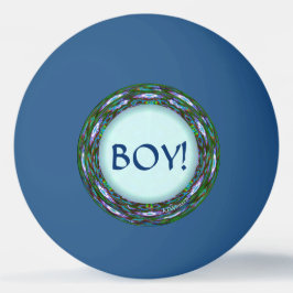 baby shower Game! Jongen of Meisje? Team Boy! Pingpongballen