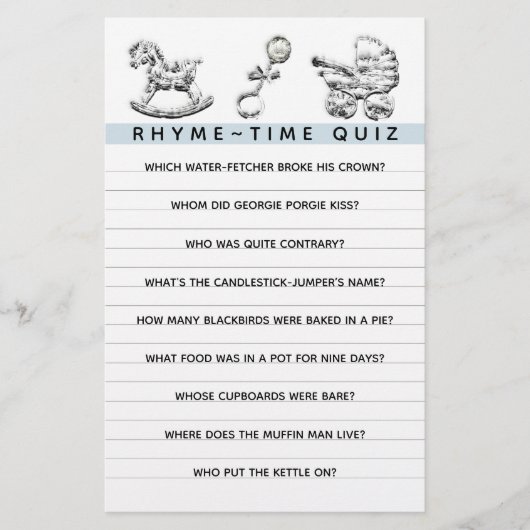 Baby shower game Ouderschap Advice Flyer (Voorkant)