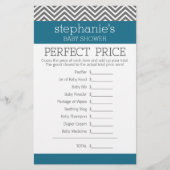 Baby shower game - Perfecte juiste prijs (Voorkant)