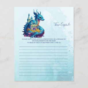 Baby shower Games Time Capsule