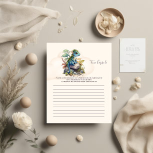 Baby shower Games Time Capsule