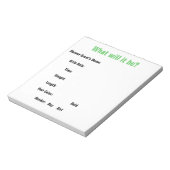 Baby shower gaming notitieblok (Gedraaid)