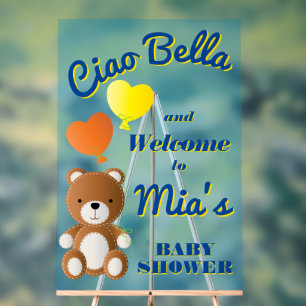Baby shower garçon Ciao Bella