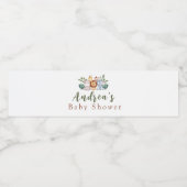 Baby shower garçon Jungle Safari Étiquette bouteil (Étiquettes simples)